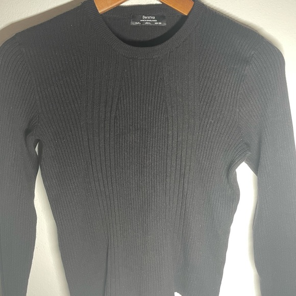 Bershka Knitted Long Sleeve Tee - Picture 4 of 4